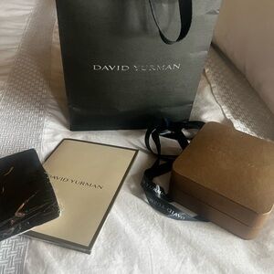 David Yurman Black and Brown Bag Set
